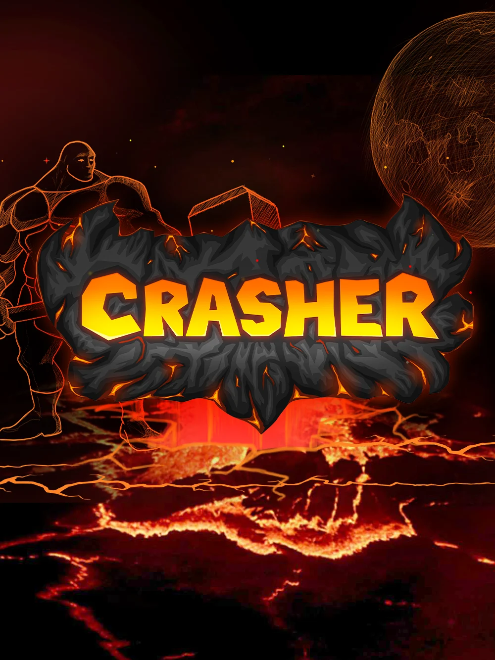 Juego tipo crash con gráfica agresiva y estilo competitivo.